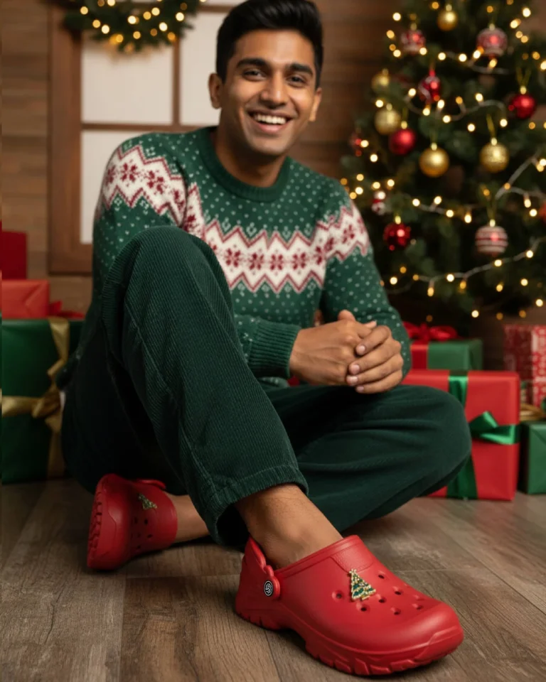 acca Bucci Christmas Clogs Celebrate the season in comfort & style — limited-edition Christmas clogs soft, cushioned & winter-ready.