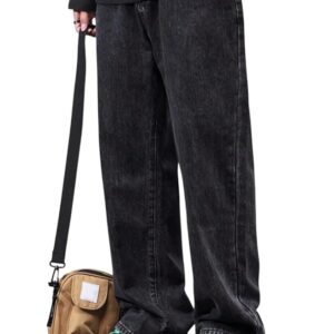 dockstreet Men Baggy Denim Jeans in Pure 100% Cotton Denim || Stretchable (Jet Black) and Stretchable (Colored) Jeans || Unisex Designs||Jeans||